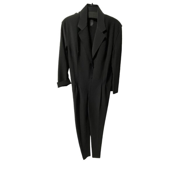 Norma KAMALI SINGLE BREASTED JUMPSUIT BLACK - Picture 10 of 12